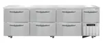 Continental Refrigerator RA93N-U-D 93.19'' Section Undercounter Refrigerator with and Compressor