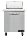 Continental Refrigerator SW27N8C 27.5'' Refrigerated Sandwich / Salad Prep Table with