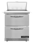 Continental Refrigerator SW27N8C-FB-D 27.5'' Refrigerated Sandwich / Salad Prep Table with