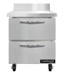Continental Refrigerator SW27NBS-D 27.5'' Worktop Refrigerator with Compressor -