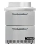 Continental Refrigerator SW27NBS-FB-D 27.50'' Worktop Refrigeratorwith Compressor-