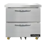 Continental Refrigerator SW32N-U-D 32'' Section Undercounter Refrigerator with and Compressor