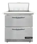 Continental Refrigerator SW32N8C-FB-D 32'' Refrigerated Sandwich / Salad Prep Table with