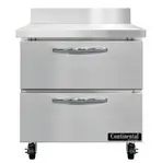 Continental Refrigerator SW32NBS-D 32'' Worktop Refrigerator with Compressor -