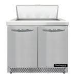 Continental Refrigerator SW36N8-FB 36'' Refrigerated Sandwich / Salad Prep Table with