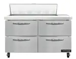Continental Refrigerator SW48N10-D 48'' Refrigerated Sandwich / Salad Prep Table with
