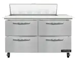 Continental Refrigerator SW48N10C-D 48'' Refrigerated Sandwich / Salad Prep Table with