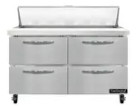 Continental Refrigerator SW48N12-D 48'' Refrigerated Sandwich / Salad Prep Table with