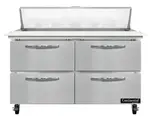 Continental Refrigerator SW48N12C-D 48'' Refrigerated Sandwich / Salad Prep Table with