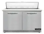 Continental Refrigerator SW48N12C-FB 48'' Refrigerated Sandwich / Salad Prep Table with