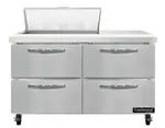 Continental Refrigerator SW48N8-D 48'' Refrigerated Sandwich / Salad Prep Table with