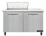 Continental Refrigerator SW48N8C 48'' Refrigerated Sandwich / Salad Prep Table with