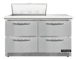 Continental Refrigerator SW48N8C-FB-D 48'' Refrigerated Sandwich / Salad Prep Table with