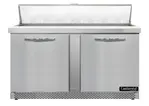 Continental Refrigerator SW60N16-FB 60'' Refrigerated Sandwich / Salad Prep Table with