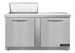 Continental Refrigerator SW60N8-FB 60'' Refrigerated Sandwich / Salad Prep Table with