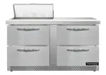 Continental Refrigerator SW60N8-FB-D 60'' Refrigerated Sandwich / Salad Prep Table with
