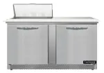 Continental Refrigerator SW60N8C-FB 60'' Refrigerated Sandwich / Salad Prep Table with