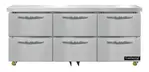 Continental Refrigerator SW72N-U-D 72'' Section Undercounter Refrigerator with and Compressor