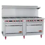 Copper Beech PCBR-10 Restaurant Gas Range, 60" W with and -