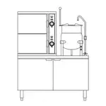 Crown ECX-10-6 Convection Steamer/Kettle