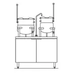 Crown EMT-10-6 Kettle/Cabinet Assembly