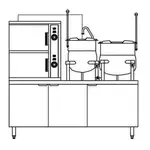 Crown GCX-2-6-6 Convection Steamer/Kettle