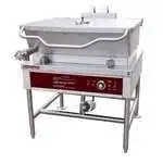 Crown GLTS-30 30 Gallon Gas Floor Model Tilting Skillet Braising Pan with Electronic Contols - 80,000 BTU