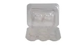 CUPCAKE CONTAINER, 6CT, CLEAR, HIGH DOME