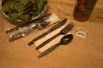 CUTLERY KITS BLACK-KNIFE,FORK,SPOON,NAP HW BLACK
