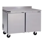 Delfield GUF48BP-S 48'' 2 Door Counter Height Worktop Freezer with Front Breathing Compressor - 9.2 cu. ft.