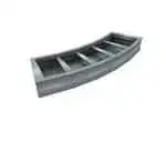 Delfield N8059-R Drop-In Curved Ice Cooled Cold Pan