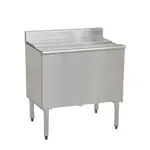 Eagle B2IC-16D-18-7 1800 Series Ice Chest, Stainless and Galvanized Steel with 125 lbs. Ice Capacity 7-Circuit Built-In Cold Plate - 24"W x 20"D with 125 lbs. Ice Capacity 7-Circuit Built-In Cold Plate - 24"W x 20"D