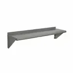 Eagle Group BPWS-1272 NSF 18 Gauge Type 430 Stainless Steel Wall-Mounted Shelf - 72.00"W x 12"D