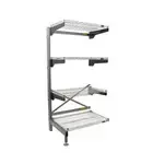 Eagle Group Q1836VG76A-4 Q-LEVER Cantilever Add-On Shelving Unit,  4-tier,  37-1/2"W x 23"D x 76"H overall size