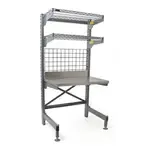 Eagle Group Q2436V76-TS Q-LEVER Task Station,  (2) uprights with Valu-Master® gray epoxy finish