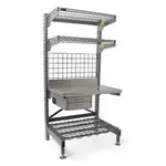 Eagle Group Q2436V76-US Q-LEVER Utility Station, (2) uprights with Valu-Master® gray epoxy finish