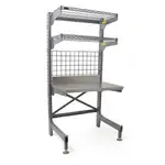 Eagle Group Q2454V76-TS Q-LEVER Task Station, (2) uprights with Valu-Master® gray epoxy finish