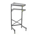 Eagle Group Q3036V76-OS Q-LEVER Overhead Storage Station,  (2) adjustable shelves with Valu-Master® gray epoxy finish