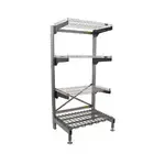 Eagle Group Q3048V76-4D Q-LEVER Cantilever Shelving Unit,  4-tier,  52"W x 35"D x 76"H overall size