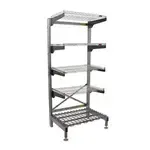 Eagle Group Q3048V86-5D Q-LEVER Cantilever Shelving Unit,  5-tier,  52"W x 35"D x 86"H overall size