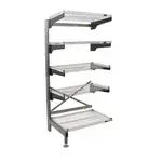 Eagle Group Q3060V76A-5 Q-LEVER Cantilever Add-On Shelving Unit,  5-tier,  61-1/2"W x 35"D x 76"H overall size