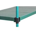 Eagle Group QPF-1836VG-GS-X QuadPLUS™ NSF Wire QuadTruss® Frame with Solid Green Polymer Shelf Mat - 36"W x 18"D