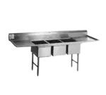 Eagle Group SFN3242-3-18L-14/3 Spec-Master® Supermarket Meat Platter Sink