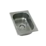 Eagle Group SR10-14-9.5-1-ND Self-Rimming with No Deck 18 Gauge Type 304 Stainless Steel 10" x 14" x 9-1/2" 1 Compartment Drop-In Sink / Faucet Not Included