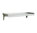 Eagle Group SWS1248-16/4-X NSF 16 Gauge Type 430 Stainless Steel Wall-Mounted Shelf - 48"W x 12"D