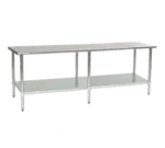Eagle Group T3024B-1X Work Table, Stainless Steel Top with Undershelf, Galvanized Steel Legs and without Backsplash - 24"W x 30"D x 35.13"H