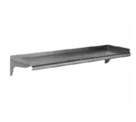 Eagle Group WS1036-16/3 NSF 16 Gauge Type 304 Stainless Steel Wall-Mounted Shelf - 36"W x 10"D
