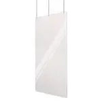 Eagle Group YJ-4270-00 Eagle Breath Shield,  ceiling mounted,  94-1/2" W vertical orientation