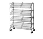 Eagle Group M1824C-4 Angled Shelf/Visual Merchandising Cart