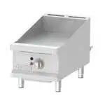 Eurodib USA T-G15T 15'' Countertop Gas Griddle with Controls -